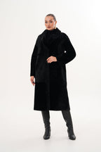 The Emilia Reversible Shearling Leather Women Jacket