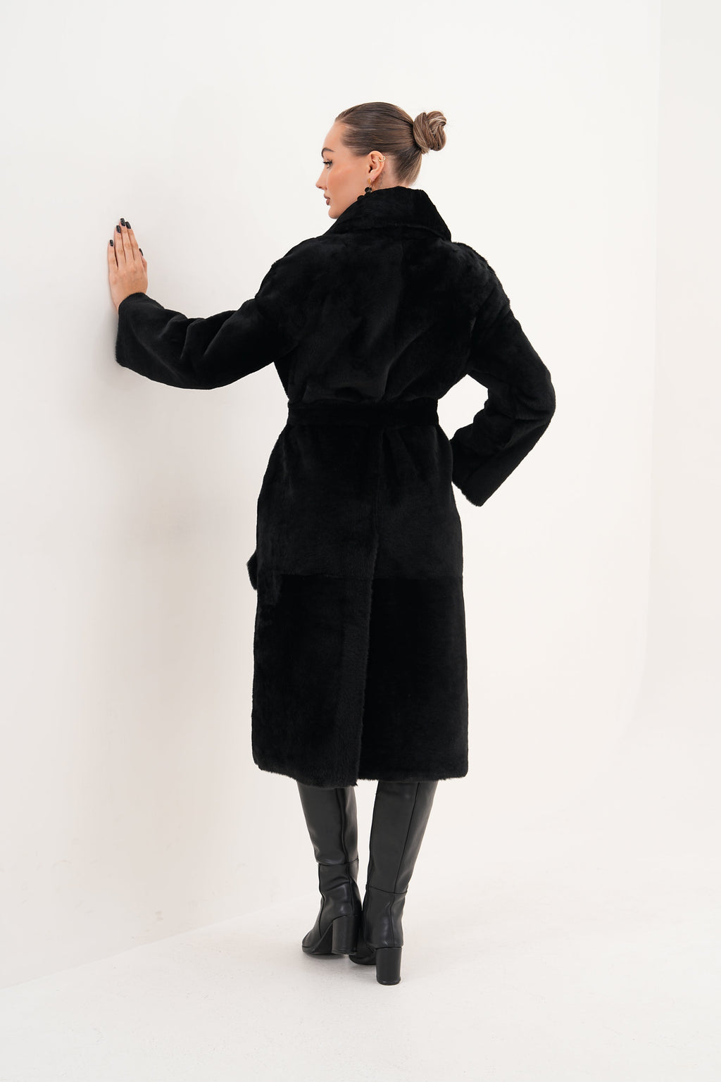 The Emilia Reversible Shearling Leather Women Jacket