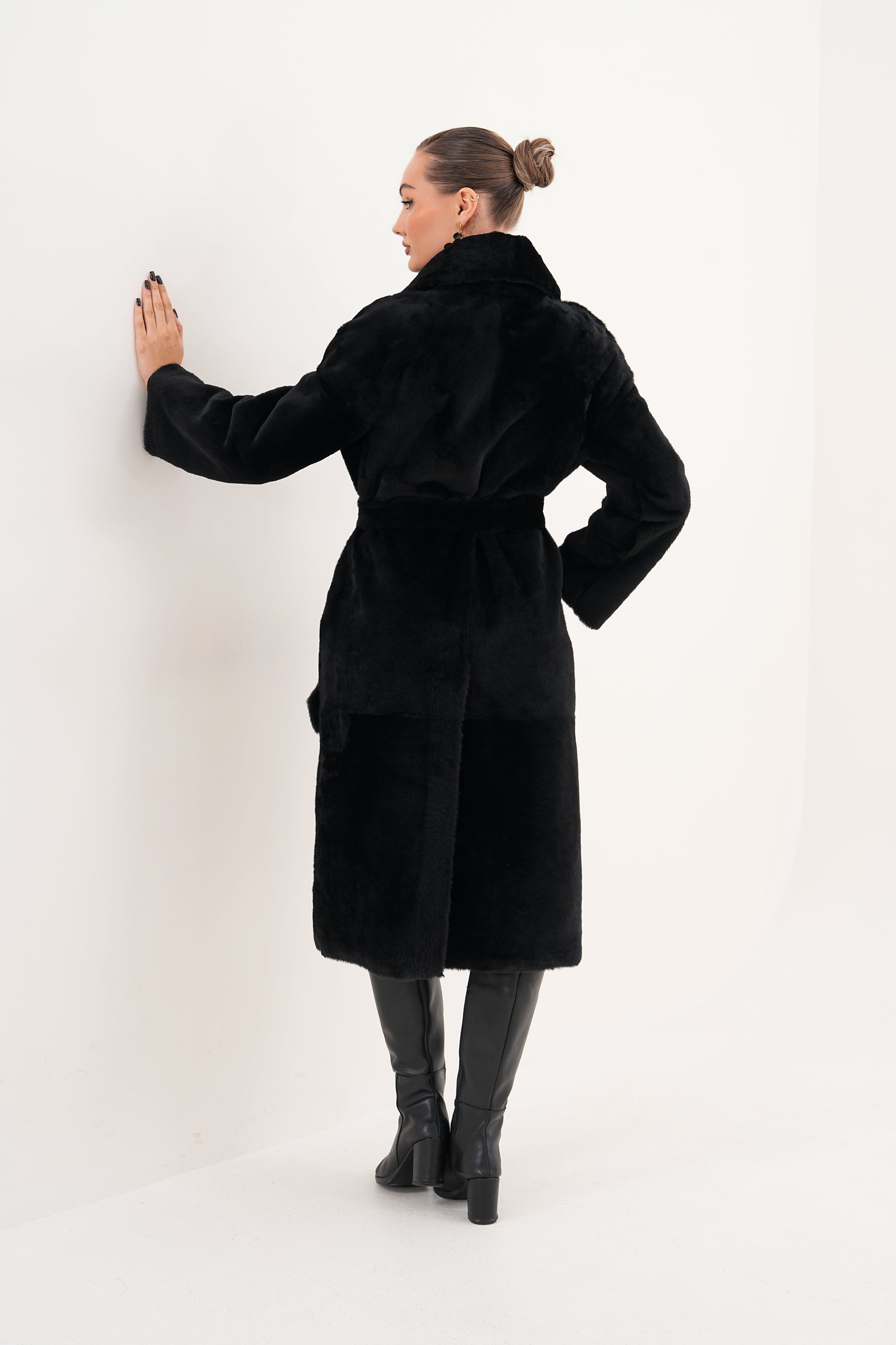 The Emilia Reversible Shearling Leather Women Jacket