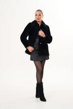 The Ava Reversible Shearling Leather Women Jacket