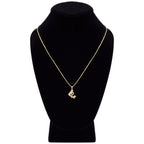 Cubic Zirconia 14K Gold Filled Love Pendant Necklace Set