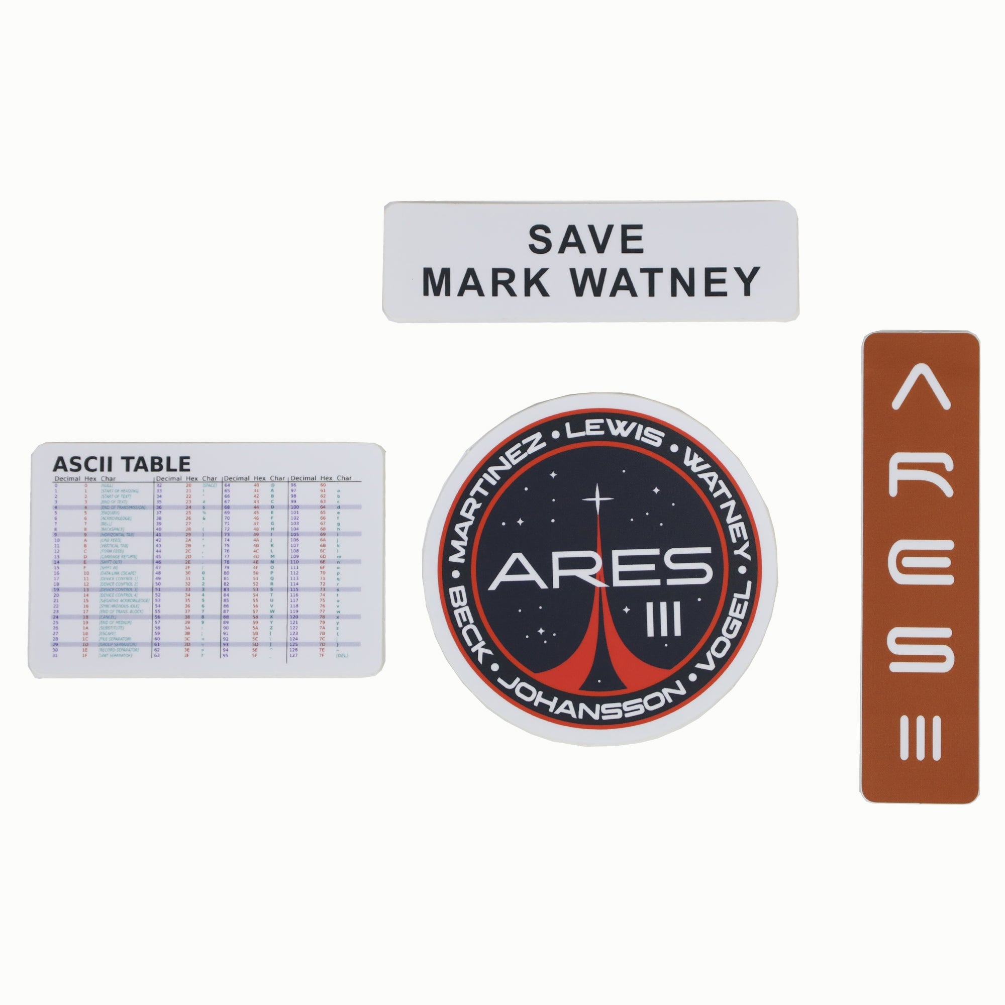 The Martian Sticker Pack