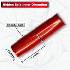 Fake Lipstick Diversion Safe (2 pack) - Hidden Compartment to Store your Valuable Items