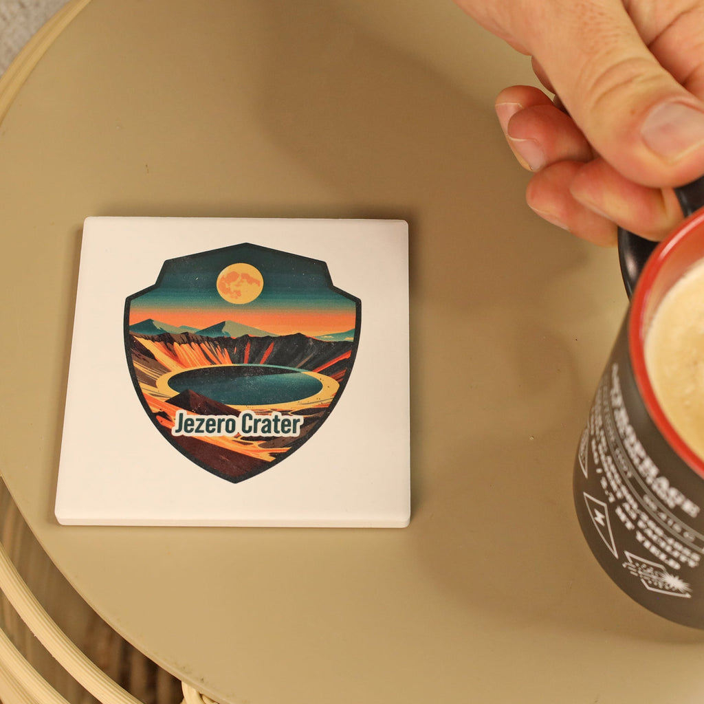 Mars Locations Ceramic Coaster Set