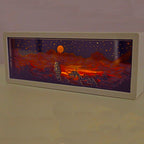 Walking on Mars 3D Paper Light