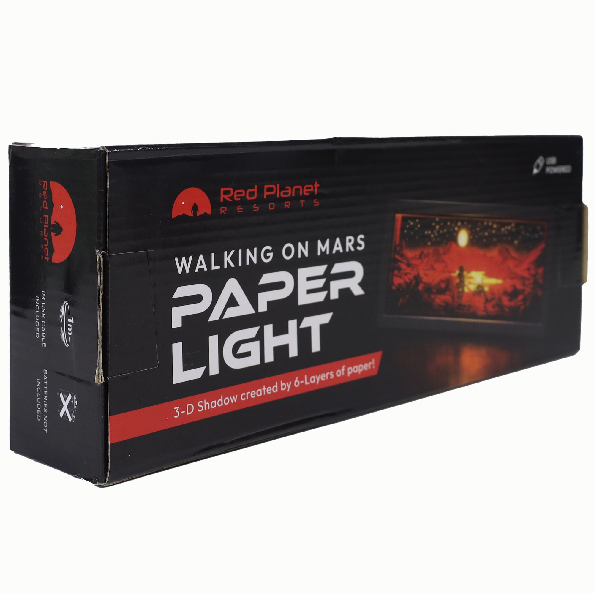 Walking on Mars 3D Paper Light