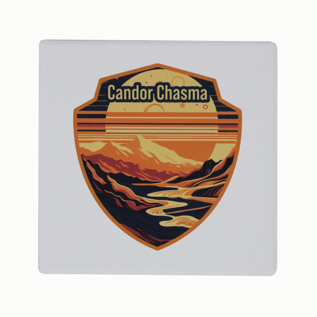 Mars Locations Ceramic Coaster Set