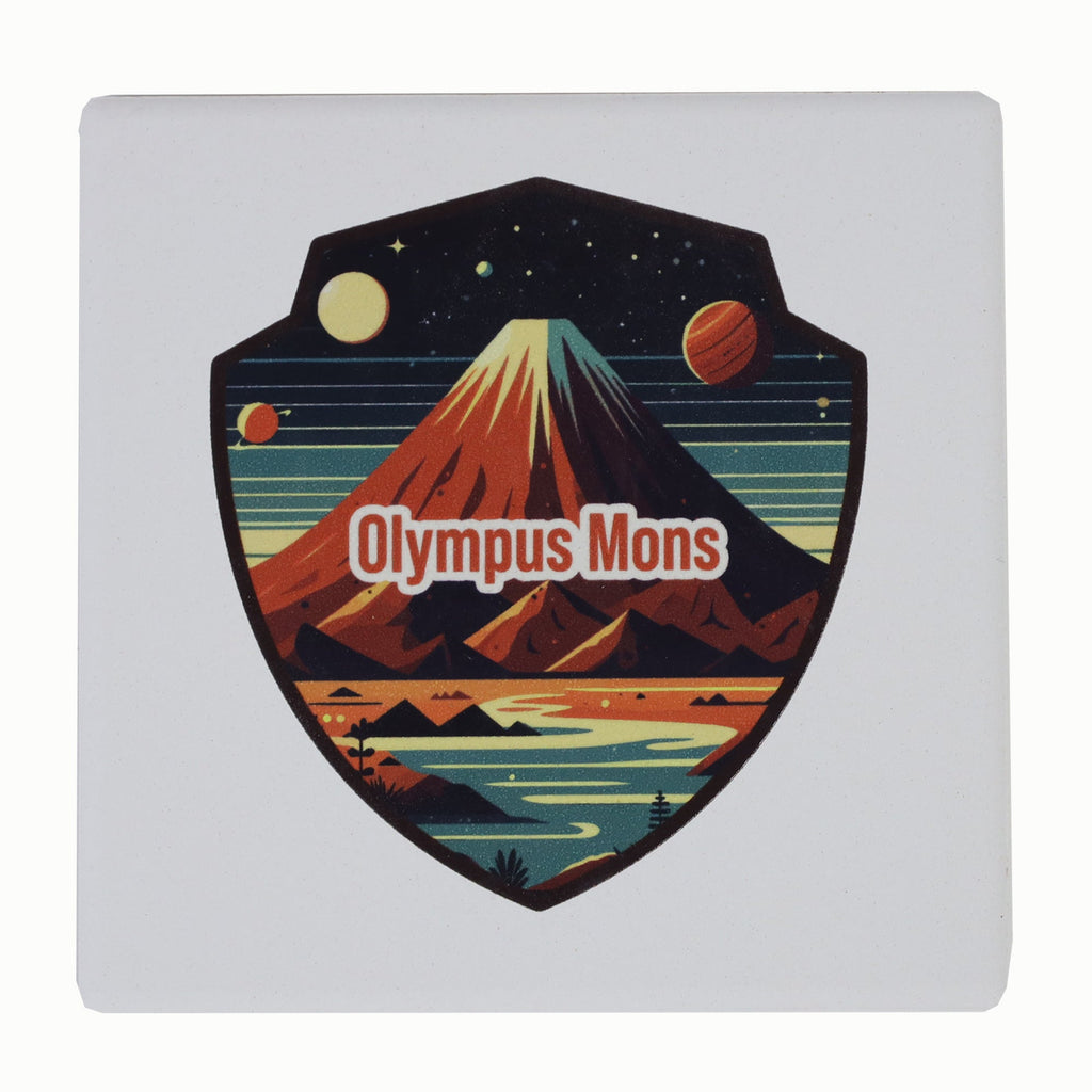 Mars Locations Ceramic Coaster Set