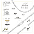 Silver Cuban Link Stainless Steel Necklace 30"