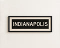 Framed Indianapolis Indiana Bus Scroll