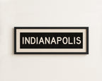 Framed Indianapolis Indiana Bus Scroll