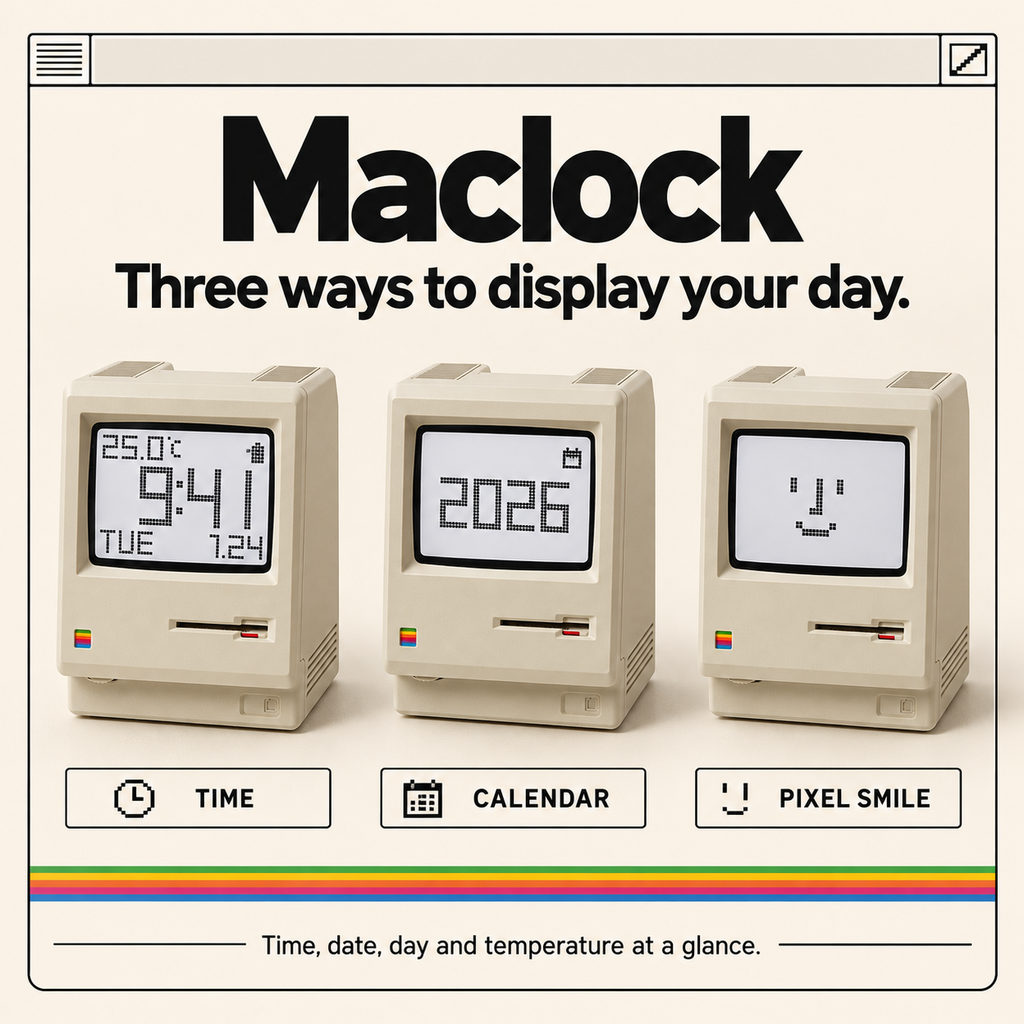 Maclock Retro Alarm Clock