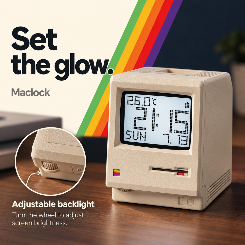 Maclock Retro Alarm Clock