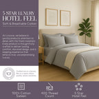 100% Cotton Duvet Cover Set - Classic Hotel Collection