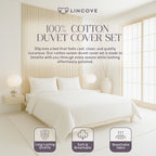 100% Cotton Duvet Cover Set - Classic Hotel Collection