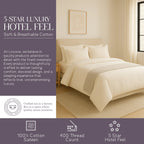 100% Cotton Duvet Cover Set - Classic Hotel Collection