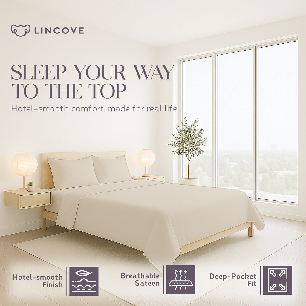 100% Cotton Sheet Set | Luxe Hotel Collection