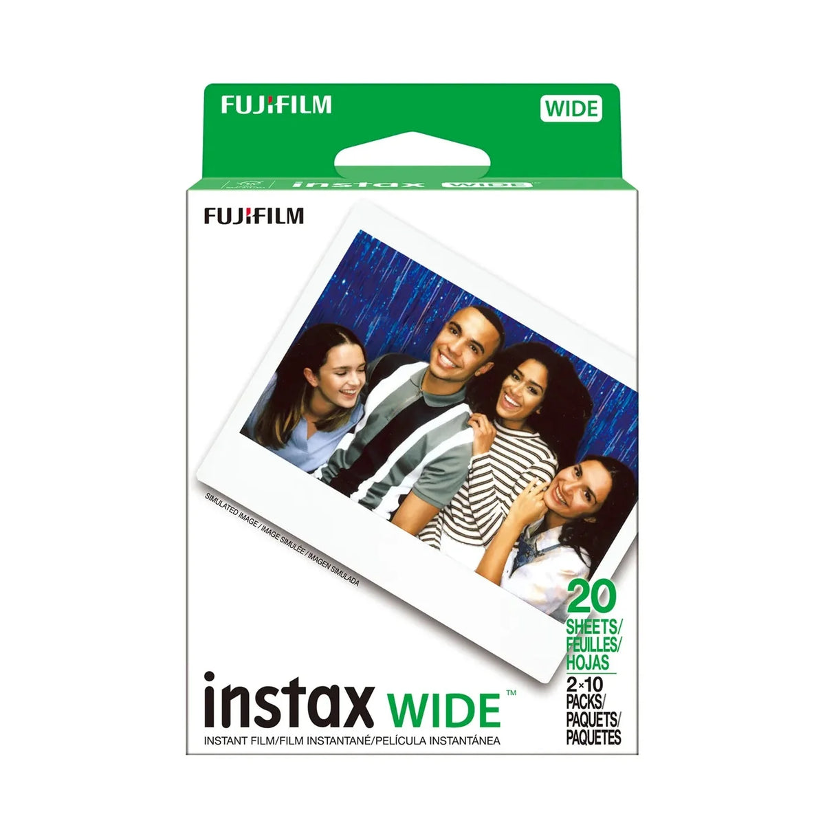 Fujifilm Instax WIDE Twin Film Pack – 20 Sheets
