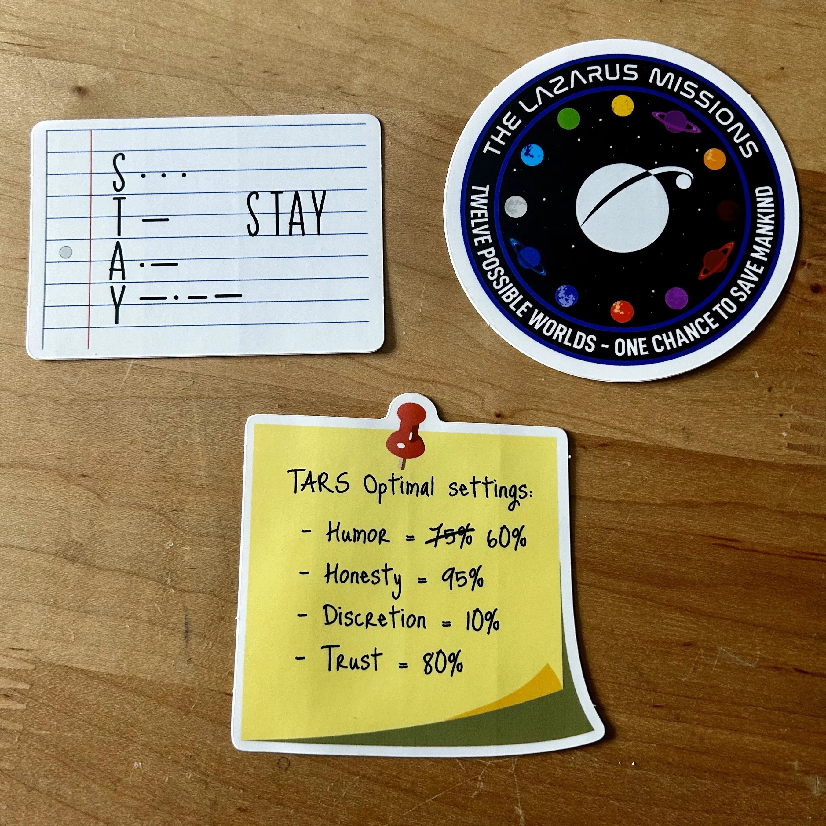 The Interstellar Sticker Pack
