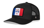 Iowa Flag Trucker Hat  |  IA Snapback