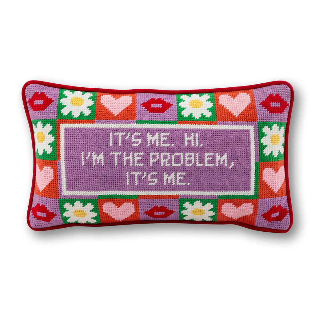 It's Me Needlepoint Pillow