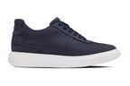 CALTO - J2203 - 2.6 Inches Taller (Ultramarine Blue/White Sole) - Lightweight Nubuck Sneakers
