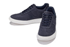 CALTO - J2203 - 2.6 Inches Taller (Ultramarine Blue/White Sole) - Lightweight Nubuck Sneakers