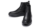 CALTO - J24810 - 3 Inches Taller (Noir) - Lightweight Smooth Nappa Chelsea Zipper Boots