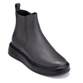CALTO - J24811 - 3 Inches Taller (Grey Slate) - Lightweight Pebble Nappa Chelsea Zipper Boots