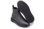 CALTO - J24811 - 3 Inches Taller (Grey Slate) - Lightweight Pebble Nappa Chelsea Zipper Boots