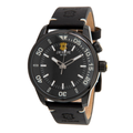 J.W. Hulme 43mm Quartz Leather Strap Watch