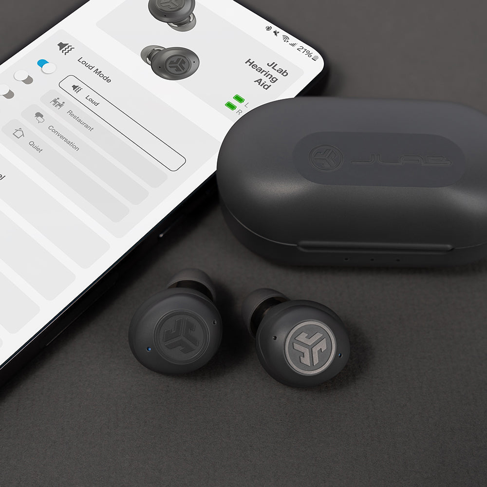 Hear OTC Hearing Aid Graphite