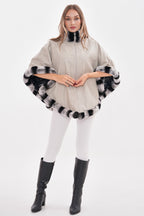 The Glacier Light Beige Reversible Leather Women Jacket