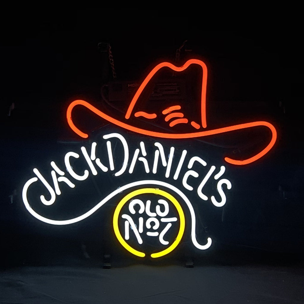 Jack Daniel's Old No.7 Whiskey Logo Neon Light Sign – Touch of Modern