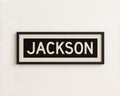 Framed Jackson Mississippi Bus Scroll