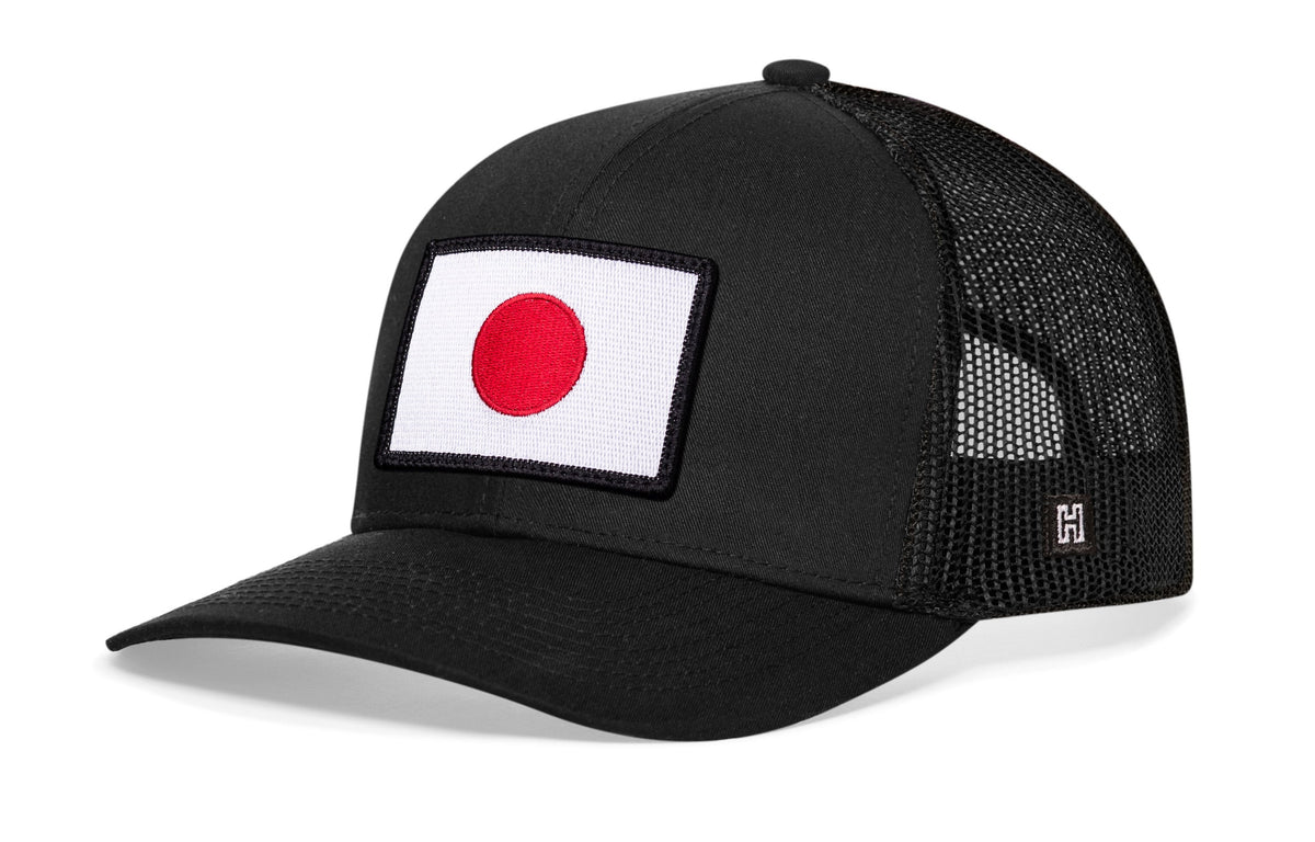 Japan Flag Trucker Hat  |  Japanese Snapback