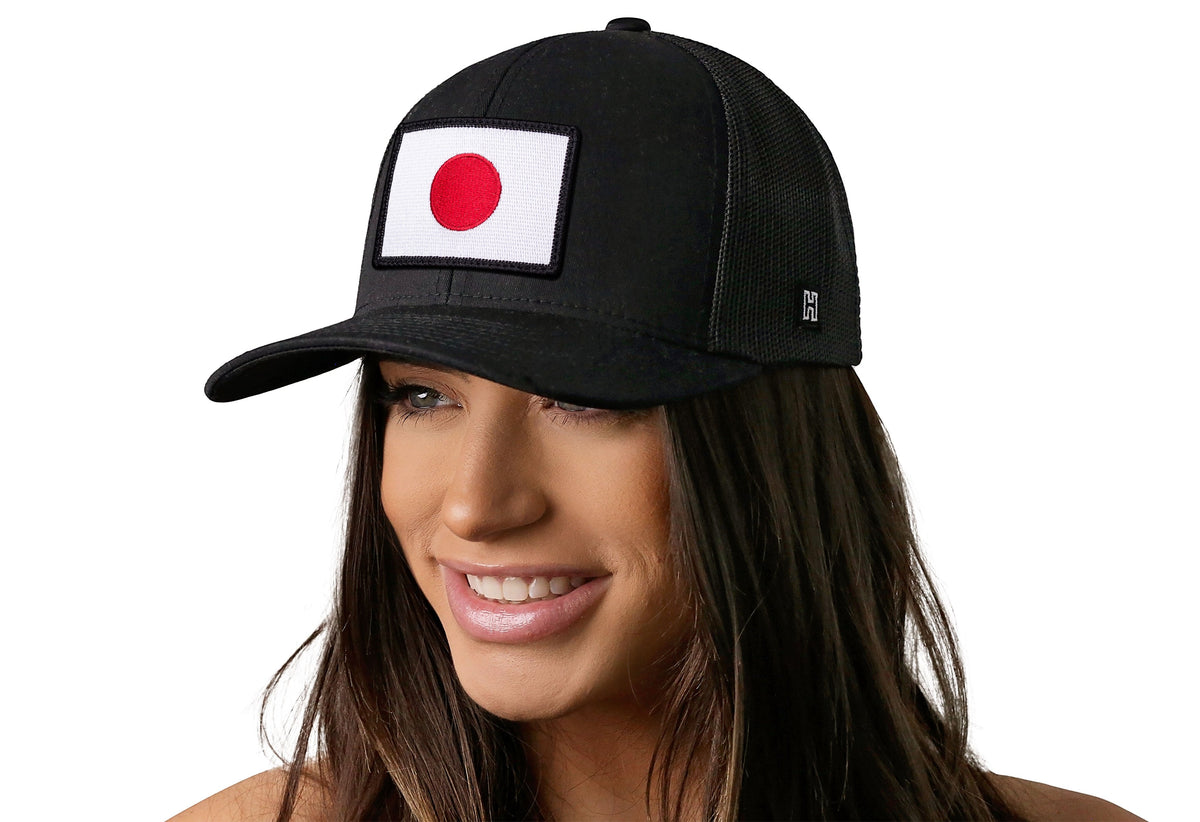 Japan Flag Trucker Hat  |  Japanese Snapback