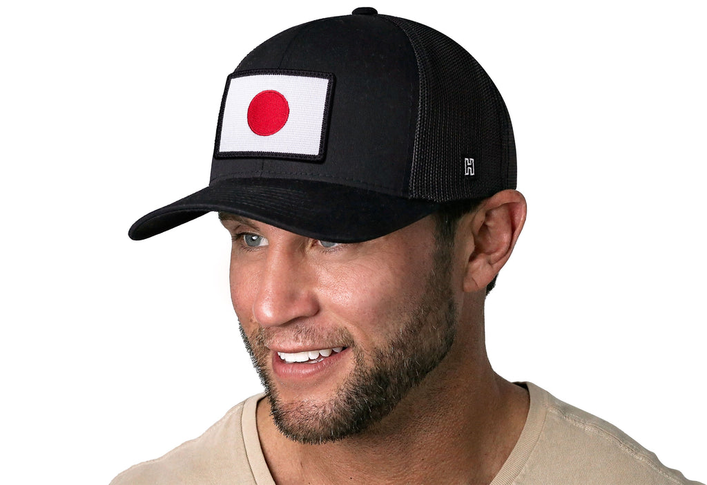 Japan Flag Trucker Hat  |  Japanese Snapback