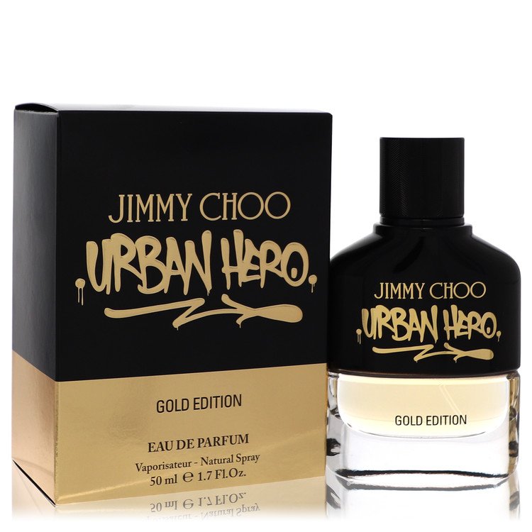 Jimmy Choo Urban Hero Gold Edition by Jimmy Choo Eau De Parfum Spray 1.7 Oz for Men