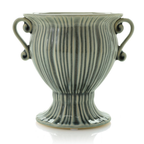 At Home w/ Jorge Parez French Market 6" Glazed Ceramic Flower Pot