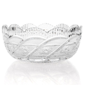 House of Waterford 8" Handmade Diamond, Upright & Wedge Cut Bowl