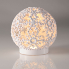 At Home w/ Jorge 6.5" Winter Scene LED Spinning Water Snow Globe