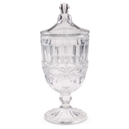 At Home w/ Jorge Perez Park Place Glass Urn w/ Lid