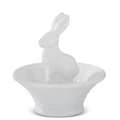 At Home w/ Jorge Parez Easter Parade 9.5" Bunny in Basket Bowl