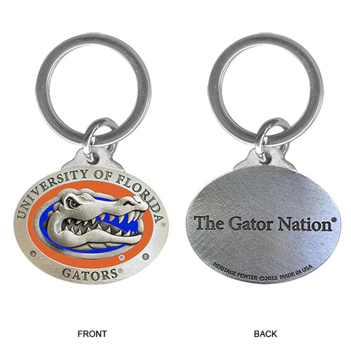 Florida Gators Keychain w/ Backtext