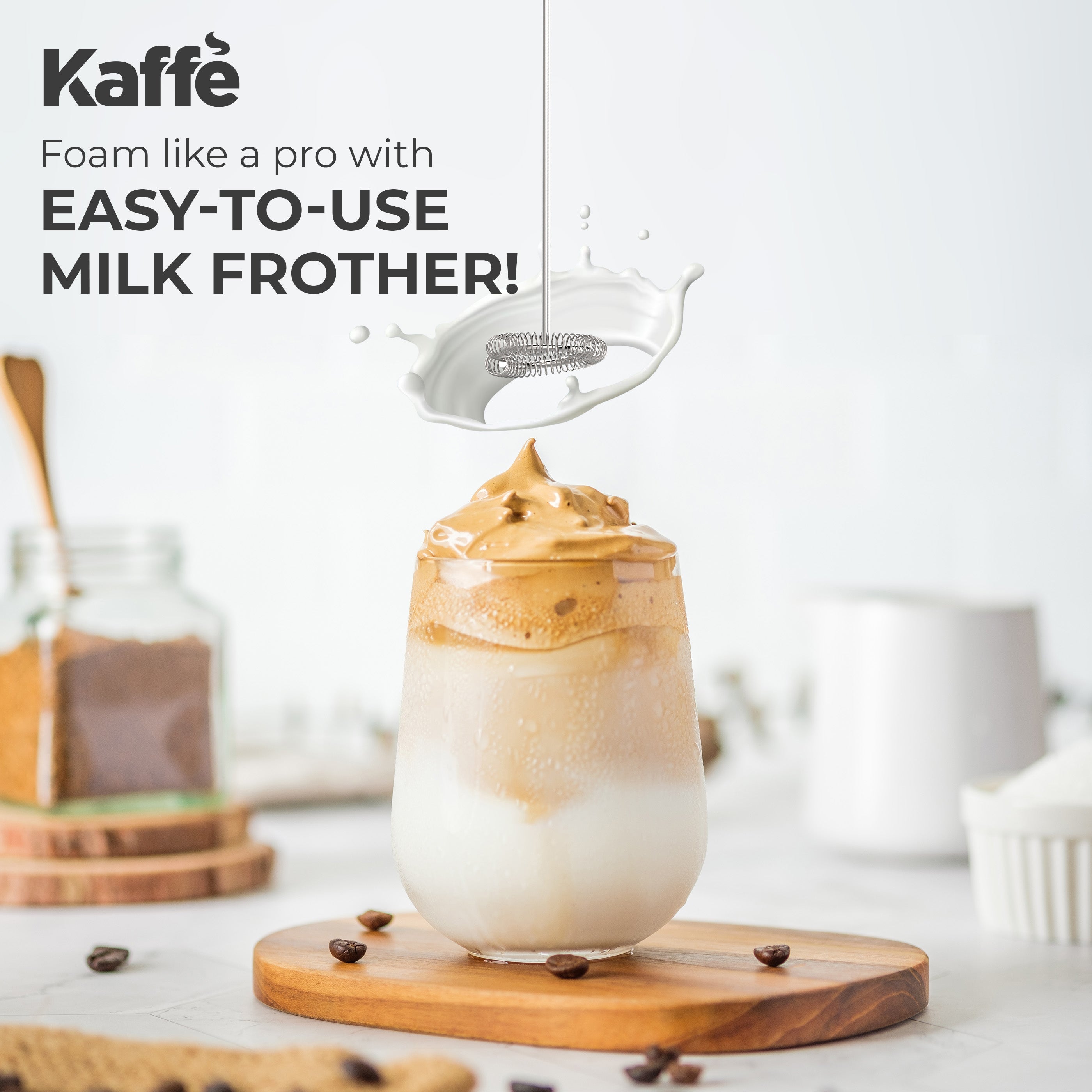 Handheld Milk Frother, KF6010