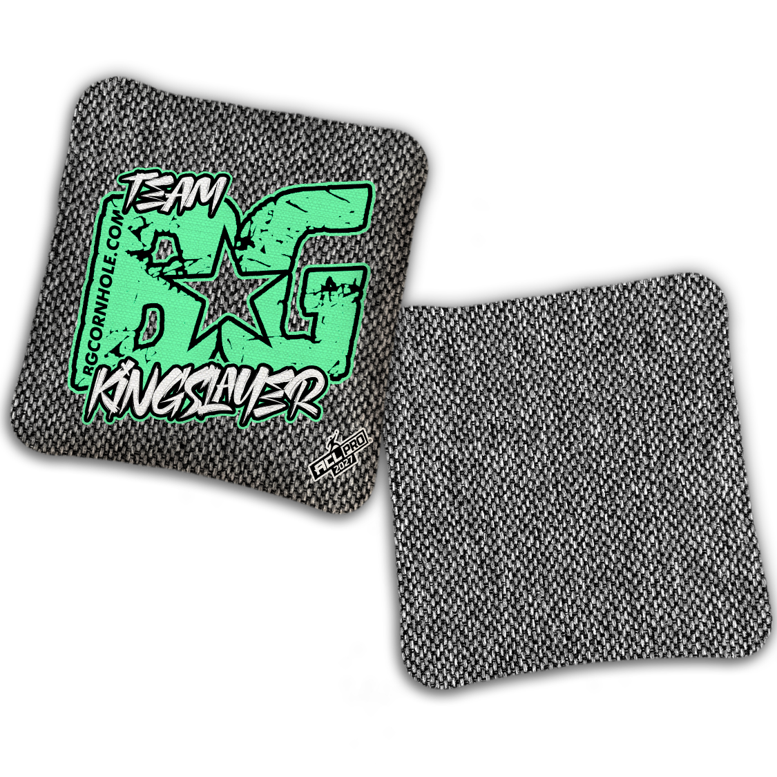 2027 ACL - BG KINGSLAYER “ESPN THROWBACK COLORMATCH" - Pro Stamped Cornhole Bags - SET OF 4 BAGS