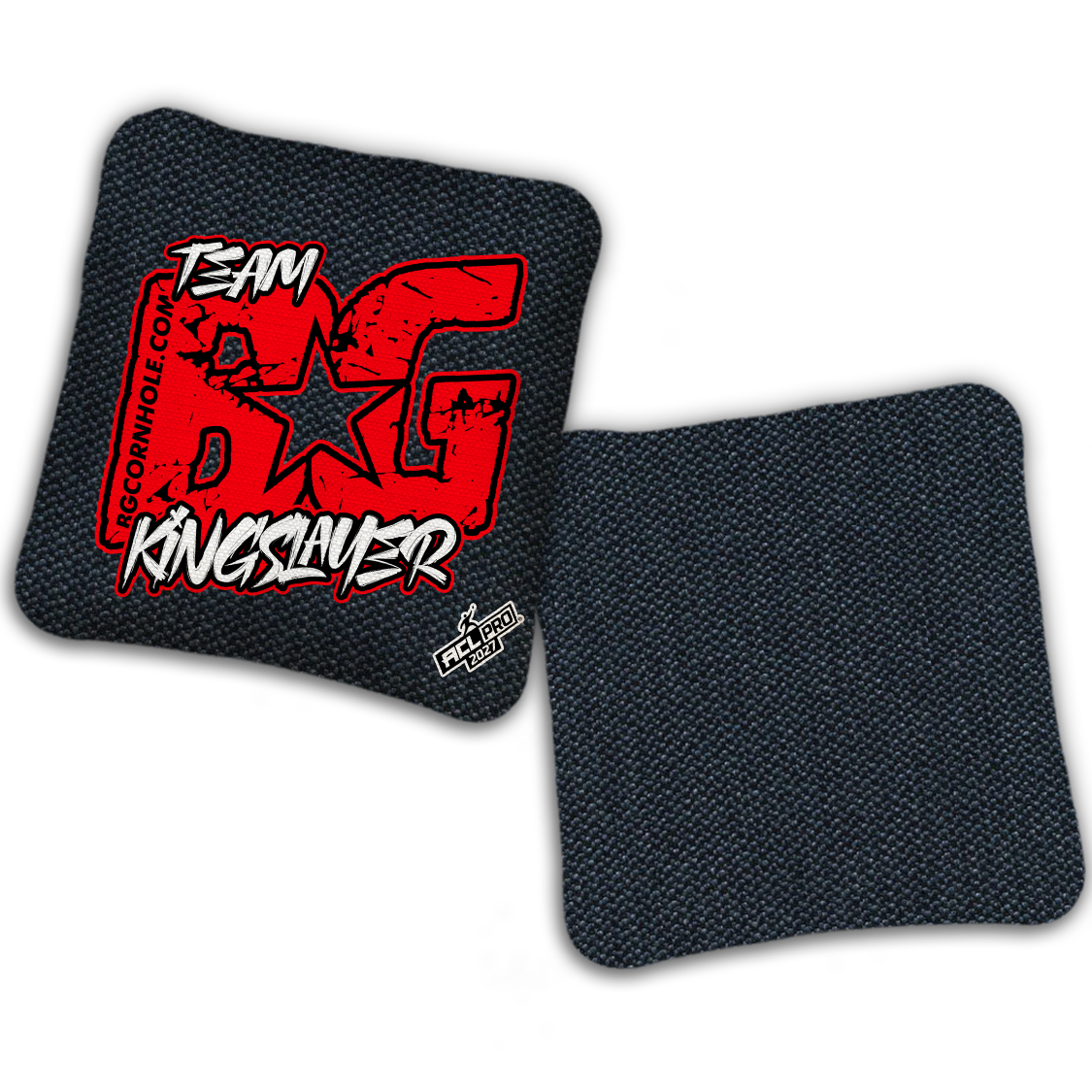 2027 ACL - BG KINGSLAYER “ESPN THROWBACK COLORMATCH" - Pro Stamped Cornhole Bags - SET OF 4 BAGS