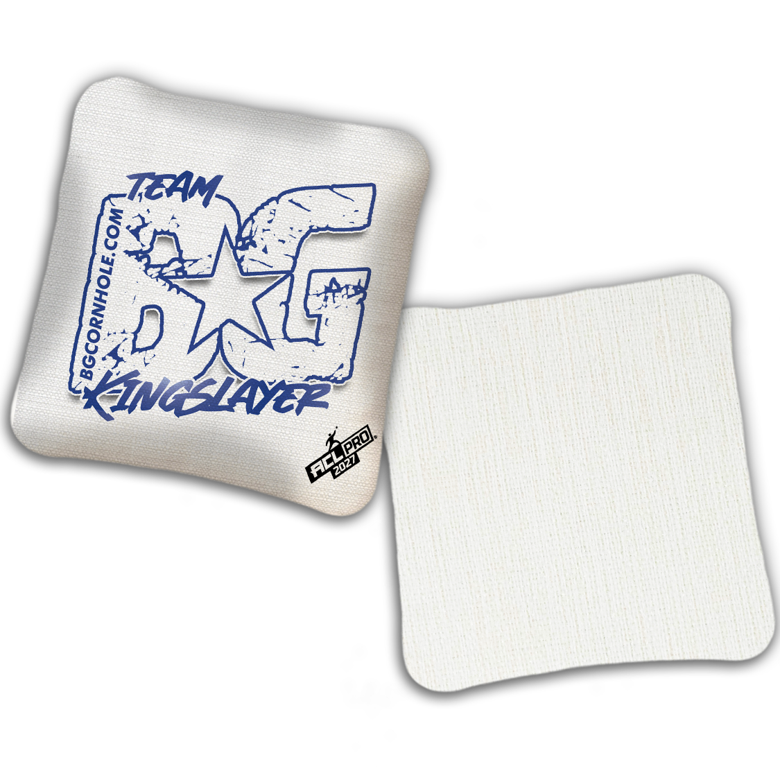 2027 ACL - BG Multiple Bag Models "OUTLINED TEAM BG" - Pro Stamped Cornhole Bags - SET OF 4 BAGS
