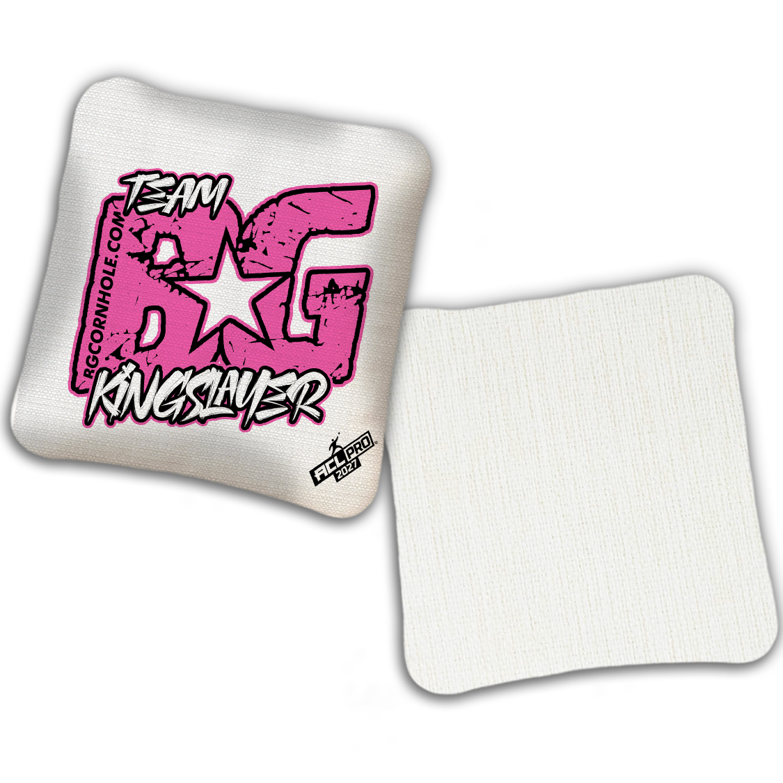 2027 ACL - BG KINGSLAYER “ESPN THROWBACK COLORMATCH" - Pro Stamped Cornhole Bags - SET OF 4 BAGS